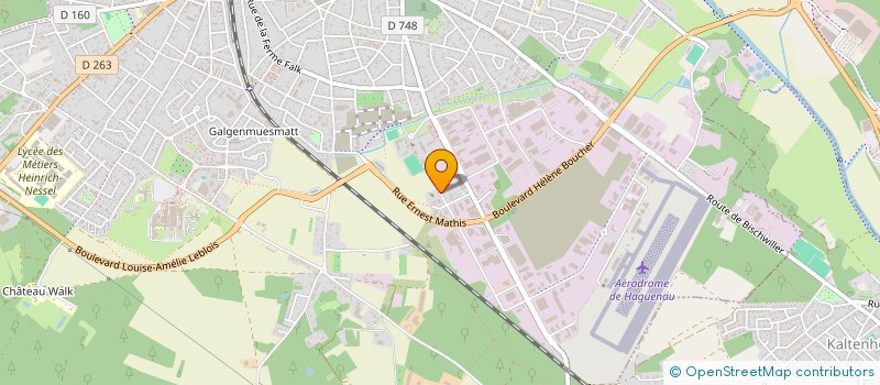localisation de l'entreprise INKITRANS à HAGUENAU