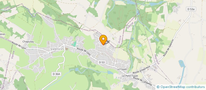 localisation de l'entreprise INKOLOR  CHAPONNAY