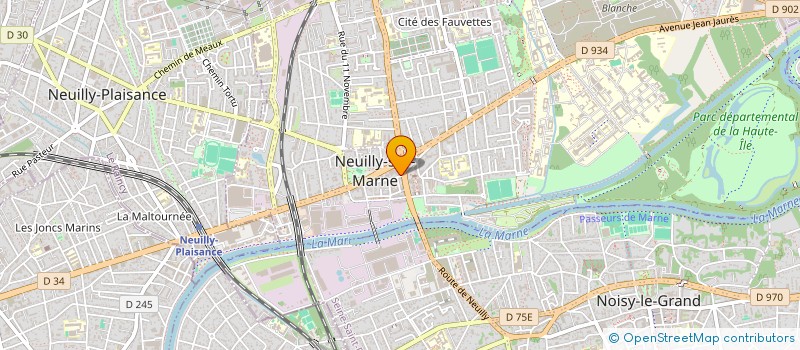 localisation de l'entreprise INKPERATRICE à NEUILLY-SUR-MARNE