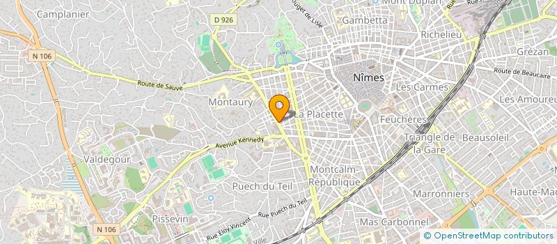 localisation de l'entreprise INKPOINT  NIMES