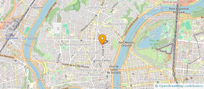 localisation de l'entreprise INKPRESS  LYON