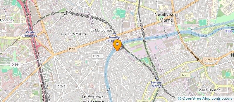 localisation de l'entreprise INKPRO  BRY-SUR-MARNE