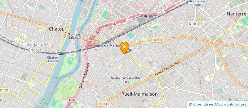 localisation de l'entreprise INKREAS CONSULTING à RUEIL-MALMAISON