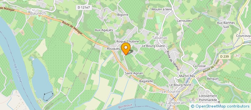 localisation de l'entreprise INKTAPE  TABANAC