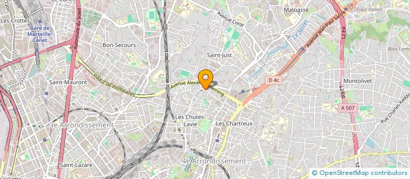 localisation de l'entreprise INKVICTUS à MARSEILLE