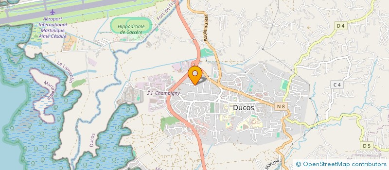 localisation de l'entreprise INKXPRESS à DUCOS