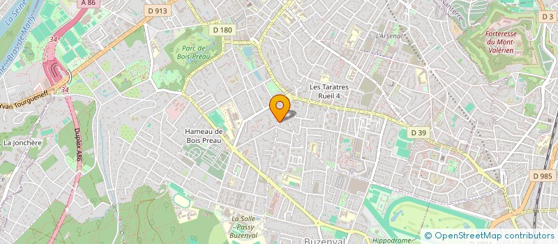 localisation de l'entreprise INL ENVIRONNEMENT à RUEIL-MALMAISON