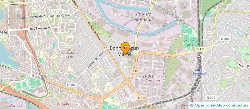 localisation de l'entreprise INLI  BONNEUIL-SUR-MARNE