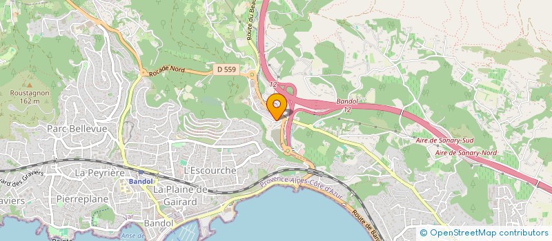 localisation de l'entreprise INLIM  BANDOL