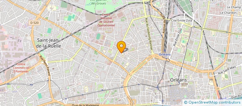 localisation de l'entreprise INLISA INVEST à ORLEANS
