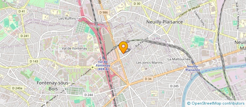 localisation de l'entreprise INLO  CRETEIL