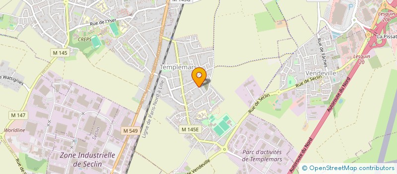 localisation de l'entreprise INLUCTIS  TEMPLEMARS