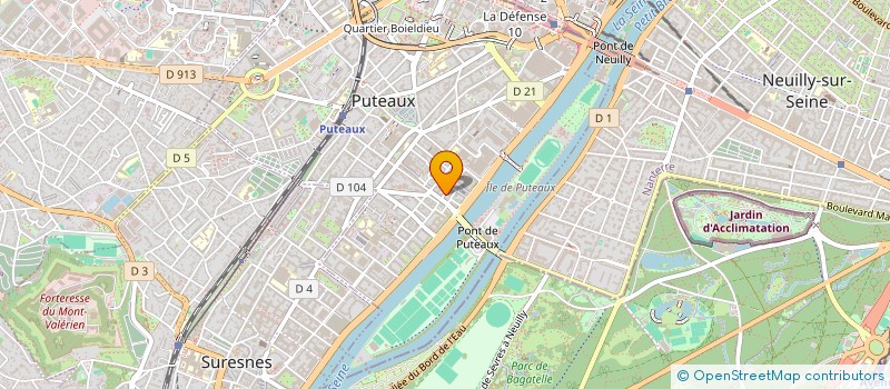 localisation de l'entreprise INLYNK SOFTWARE EUROPE  PUTEAUX