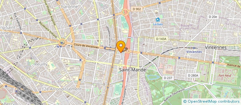 localisation de l'entreprise INMA  PARIS