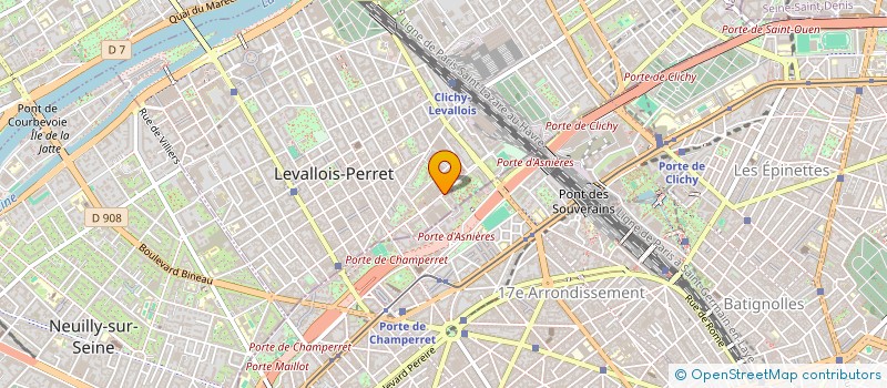 localisation de l'entreprise INMAIL TOP à LEVALLOIS-PERRET