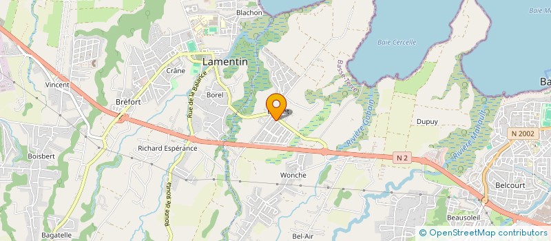 localisation de l'entreprise INMAPI  BAIE-MAHAULT