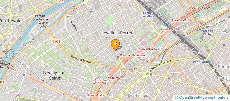 localisation de l'entreprise INMEDIA EUROPE à LEVALLOIS-PERRET