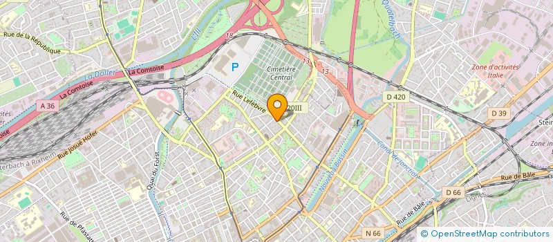 localisation de l'entreprise INMEMORIUM DIGITAL  MULHOUSE