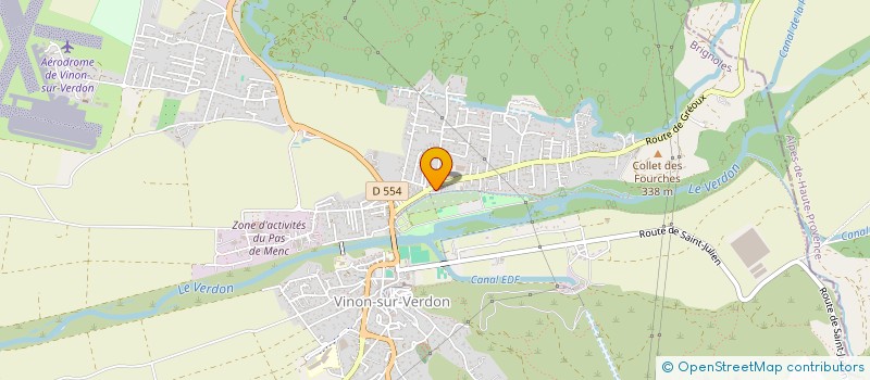 localisation de l'entreprise INMU à VINON-SUR-VERDON