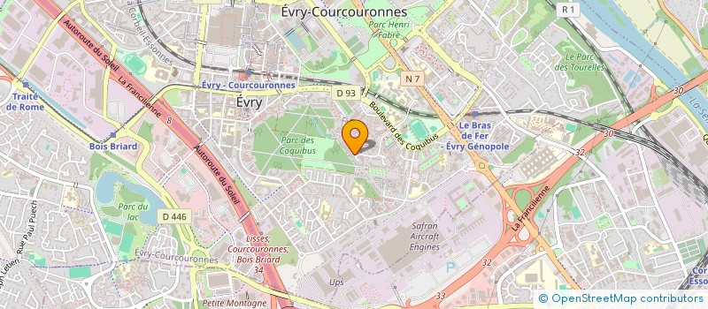 localisation de l'entreprise INMYLOC à EVRY-COURCOURONNES