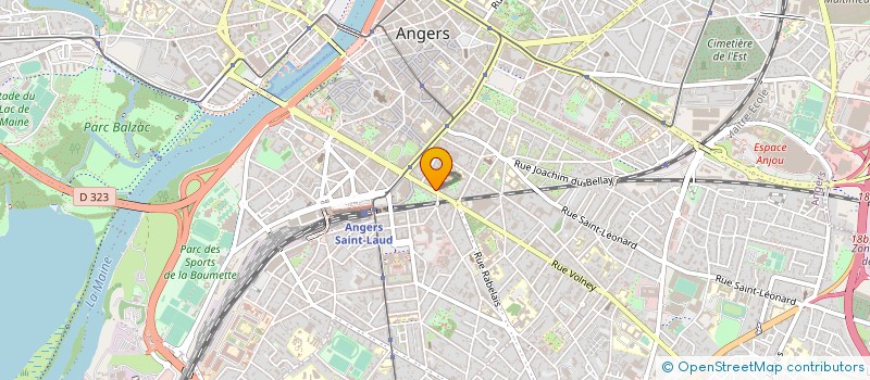 localisation de l'entreprise INN 49 à ANGERS
