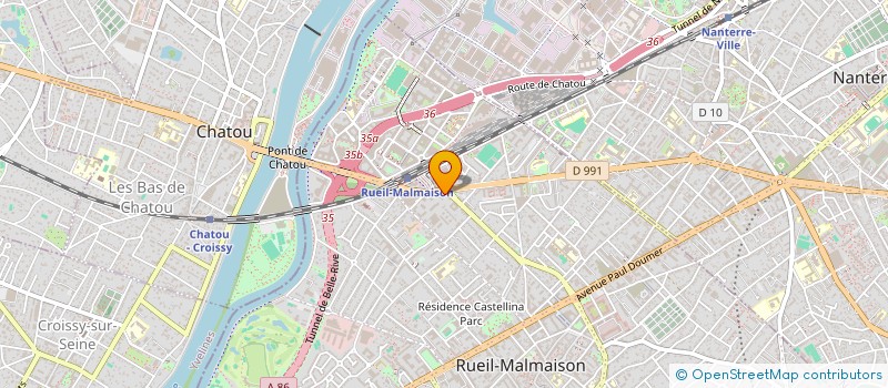 localisation de l'entreprise INN'CAR à RUEIL-MALMAISON