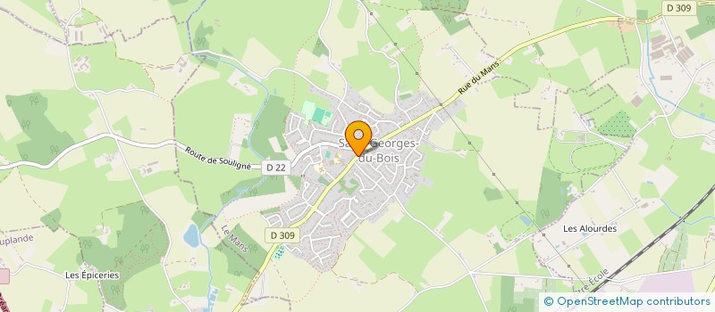 localisation de l'entreprise INN CONSEILS  SAINT-GEORGES-DU-BOIS