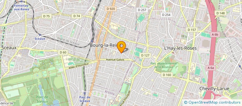 localisation de l'entreprise INN RENT CAR à BOURG-LA-REINE