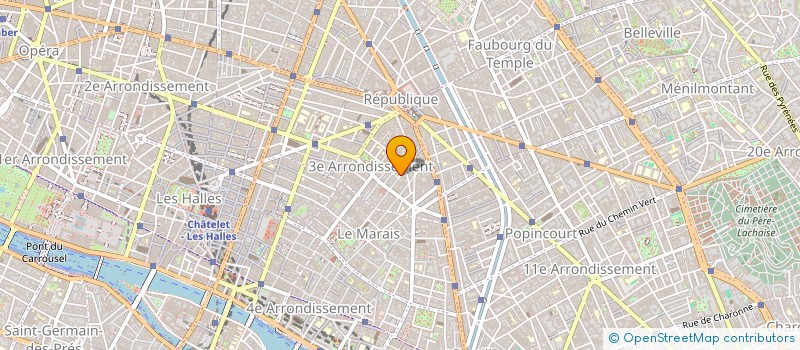 localisation de l'entreprise INNA  PARIS