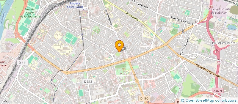 localisation de l'entreprise INNA à ANGERS