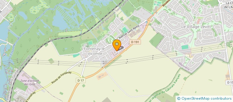 localisation de l'entreprise INNA CONCEPT à FONTENAY-LE-VICOMTE