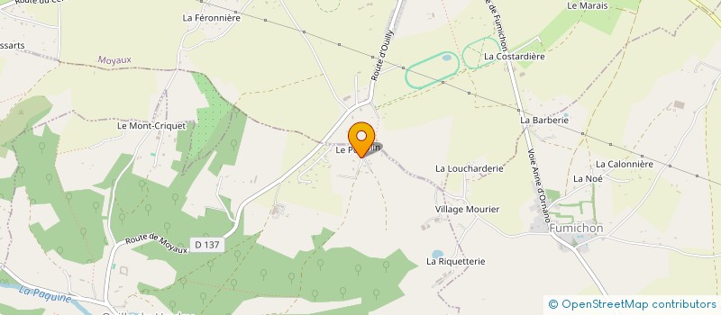 localisation de l'entreprise INNA DI DANCE  OUILLY-DU-HOULEY