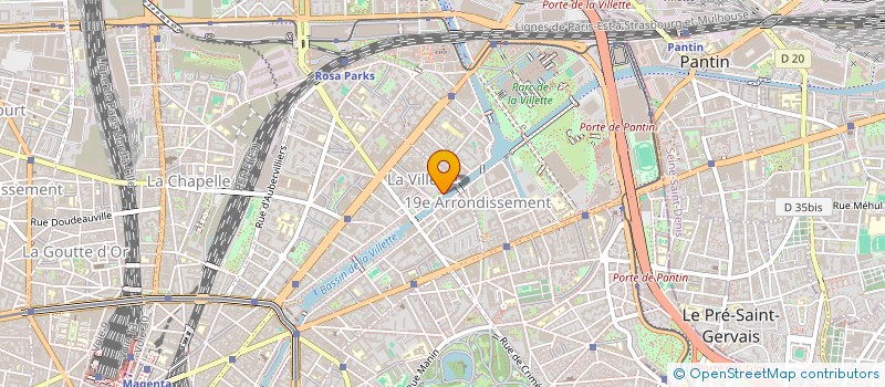 localisation de l'entreprise INNA DIE YARD  PARIS