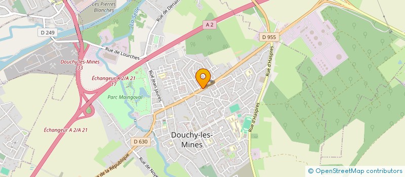 localisation de l'entreprise INNA FORMATION à DOUCHY-LES-MINES
