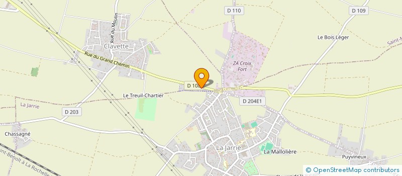 localisation de l'entreprise INNA LAV SARL à SAINT-CHRISTOPHE