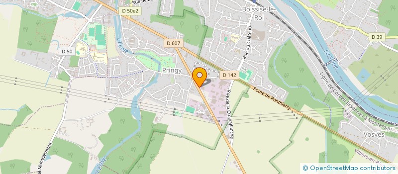 localisation de l'entreprise INNA MATERIAUX  PRINGY