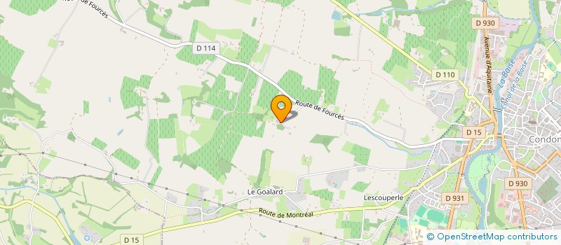 localisation de l'entreprise INNA.S  CONDOM