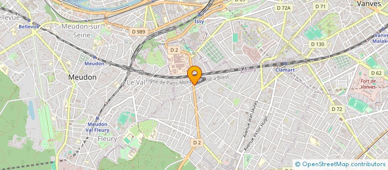 localisation de l'entreprise INNACASA RECORD à CLAMART