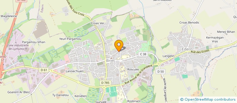 localisation de l'entreprise INNANOMA  LANDREVARZEC
