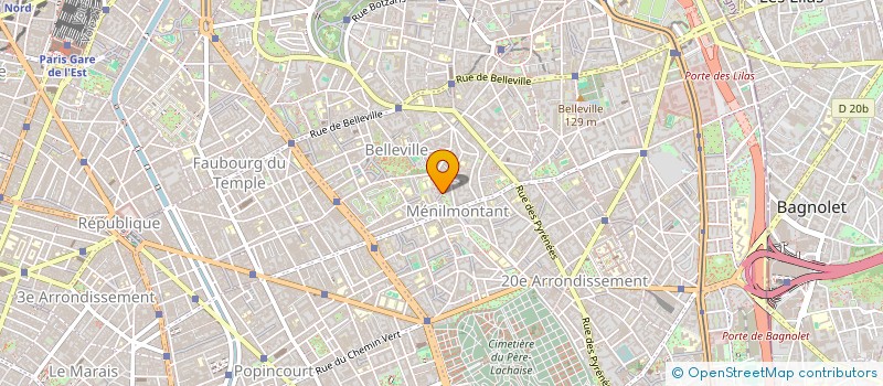 localisation de l'entreprise INNC CAPITAL  PARIS