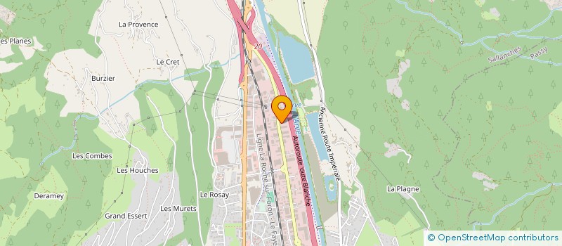 localisation de l'entreprise INNCHARGE  SALLANCHES