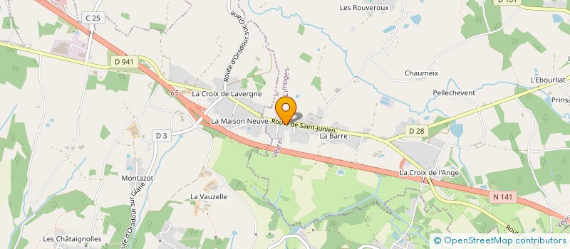 localisation de l'entreprise INNE CREATEUR D'INTERIEURS  VEYRAC