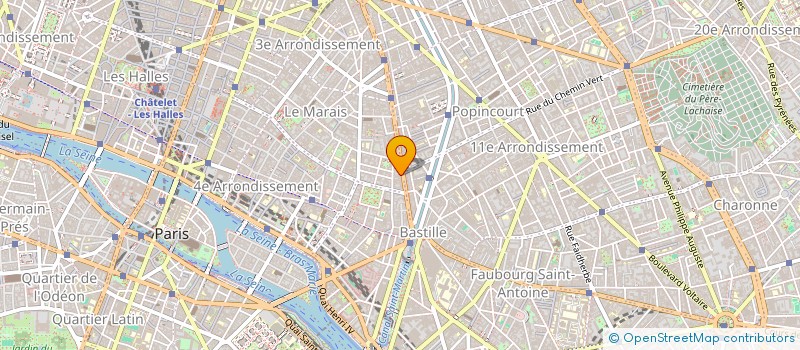 localisation de l'entreprise INNE-DIT CULTURE COMMUNICATION  PARIS