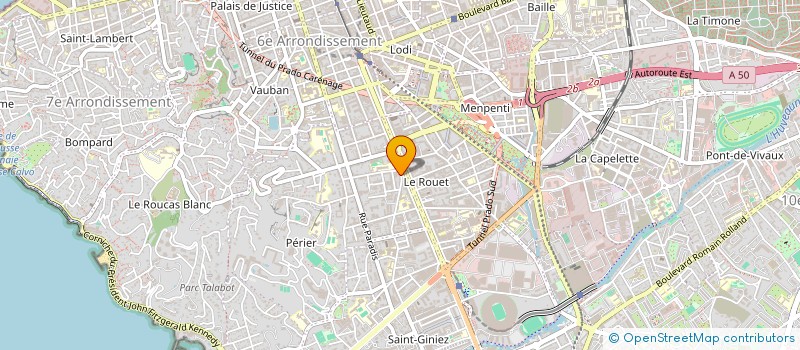 localisation de l'entreprise INNE SPACE  MARSEILLE