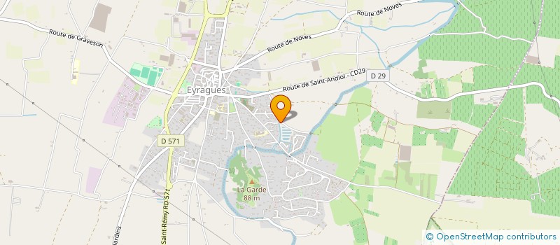 localisation de l'entreprise INNED6  EYRAGUES