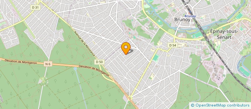 localisation de l'entreprise INNER PRO BATIMENT à BRUNOY