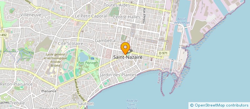localisation de l'entreprise INNER STRENGHT à SAINT-NAZAIRE