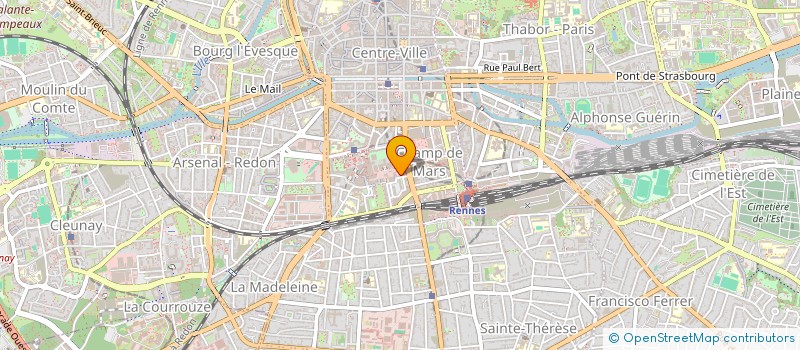 localisation de l'entreprise INNER WHEEL CLUB DE RENNES  RENNES