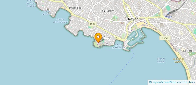 localisation de l'entreprise INNER WHEEL CLUB DE ROYAN - CORDOUAN  ROYAN