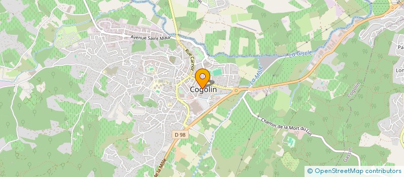 localisation de l'entreprise INNERSHAPE à COGOLIN